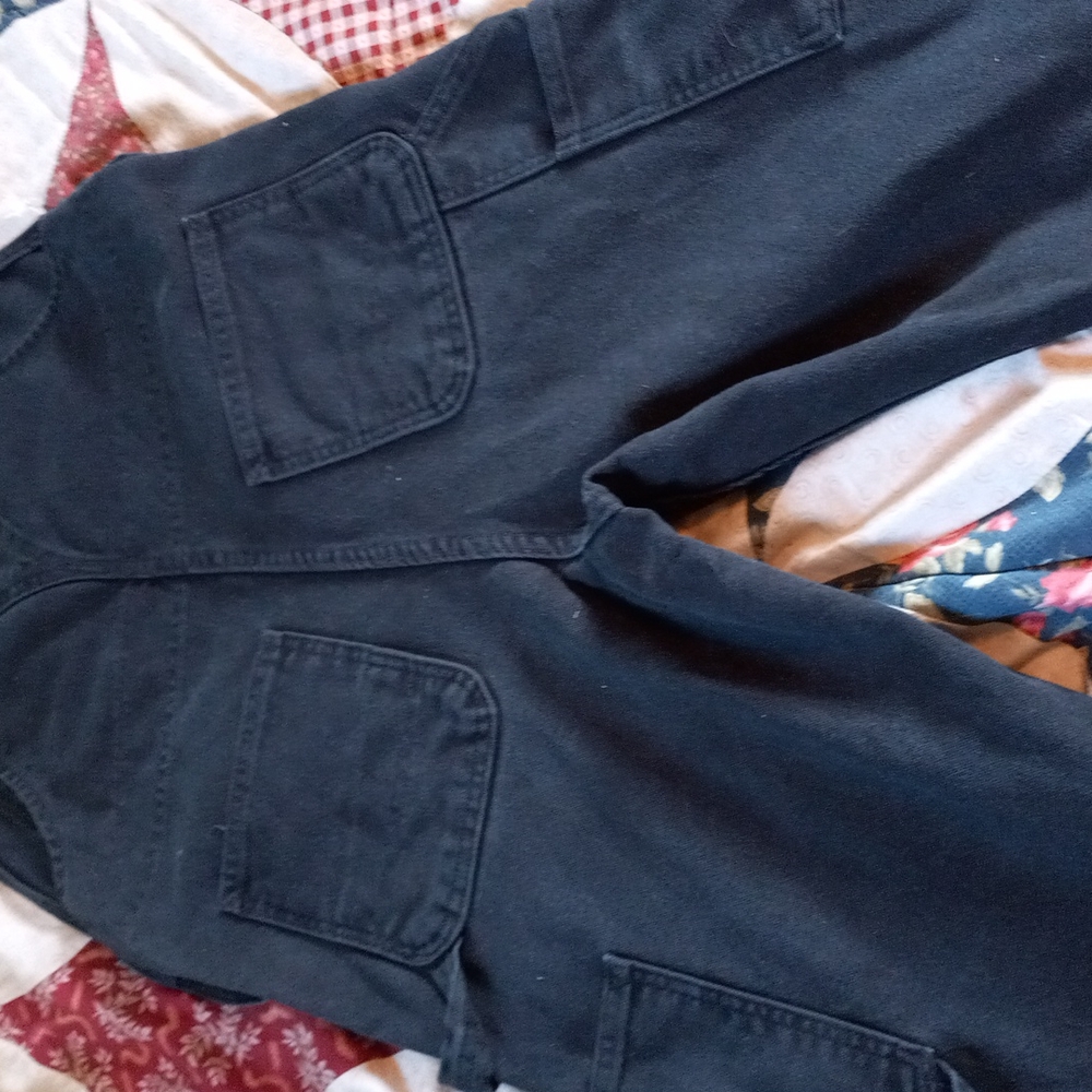 Black Carhartt overalls